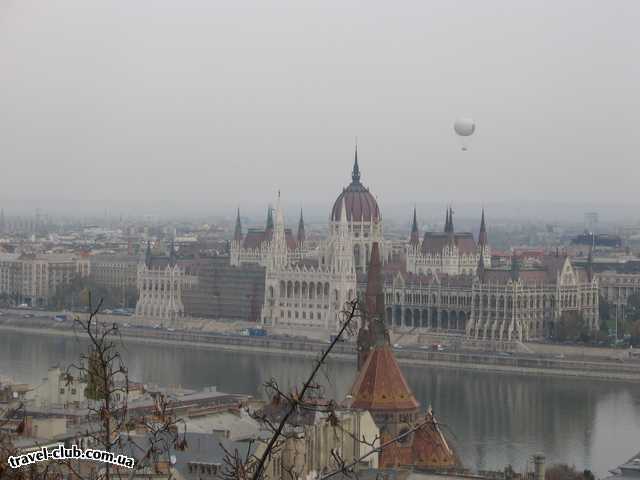  Венгрия  Будапешт  Вид на парламент