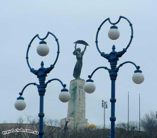  Венгрия  Будапешт  Статуя свободы (памятник советским солдатам)