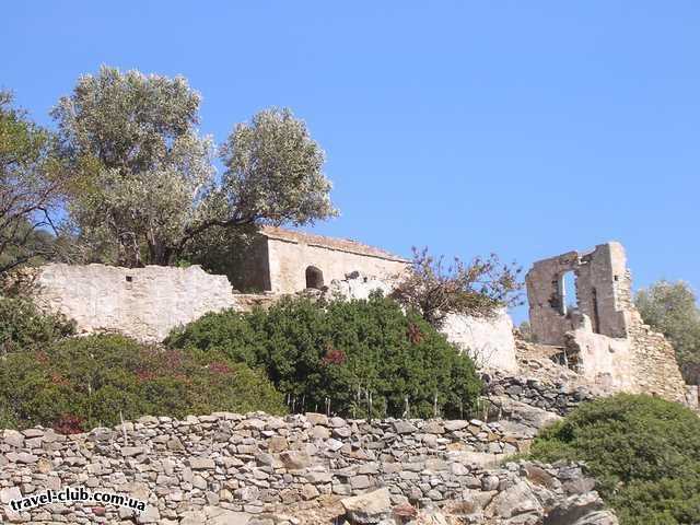  Турция  Мармарис  Green Beach 3*  Эгейское море: монастырь никто не восстанавливает не и