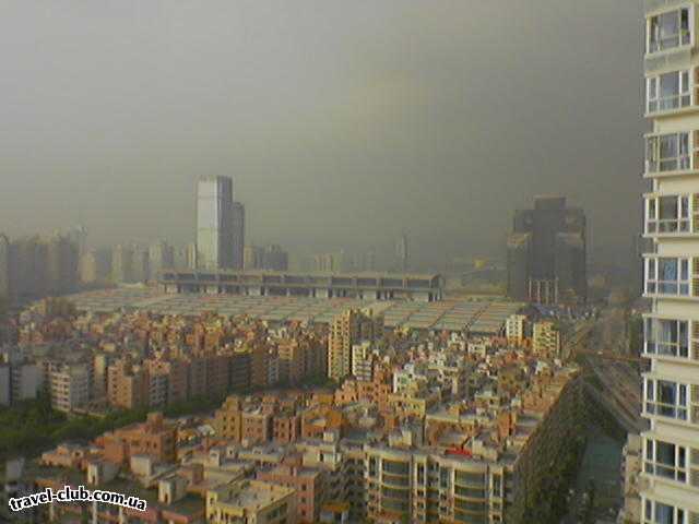  Китай  Вид с 24-го этажа на город.<br />
<br />
