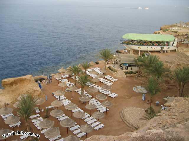  Египет  Шарм Эль Шейх  Dreams beach 5*  Другой пляж отеля и маленький ресторанчик в виде кораб
