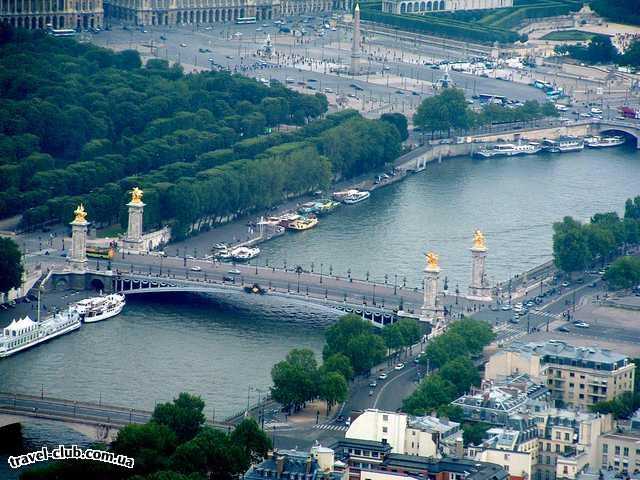  Франция  Париж-Женева  Мост Александра III и пл. Согласия