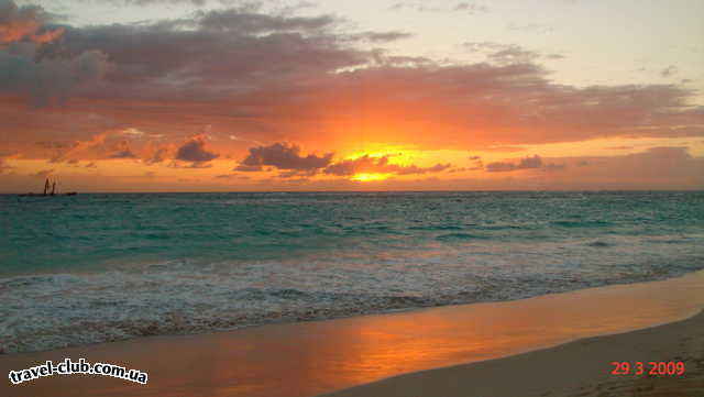  Доминикана  Punta Cana  Gran Bahia Principe 5*   Рассвет на пляже