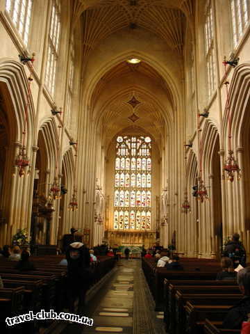  Великобритания  Бат. Интерьер кафедрального собора