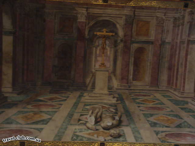  Италия  Рим  Рисунок на потолке.Ватикан