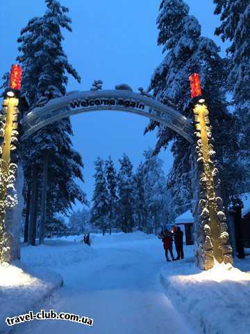  Финляндия  Рованиеми  Деревня Санта Клауса