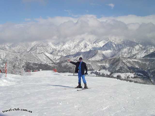  Япония  Yuzawa  Вот это - настоящие горы !