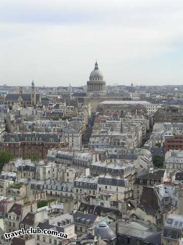  Франция  Париж, вид с Нотр_Дама