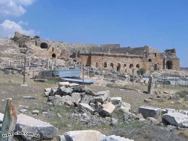  Турция  Сиде  Taksim international side 5*  Римский театр рядом с Памукале,  хорошо сохранился, акк