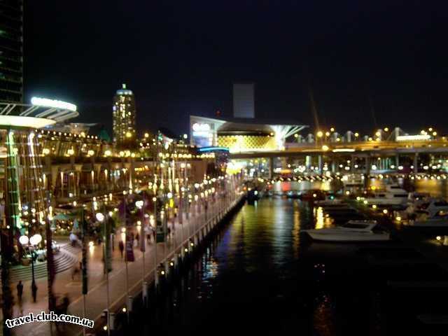  Австралия  Сидней  Darling Harbour in City. Левый берег.