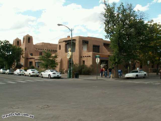  США  New Mexico  Альбукерк  Санта Фе. На улицах Old Town