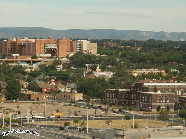  США  New Mexico  Альбукерк  Альбукерк. Панорама деловой части города