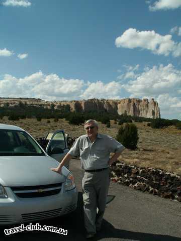  США  New Mexico  Альбукерк  Вид на заповедник El Morro