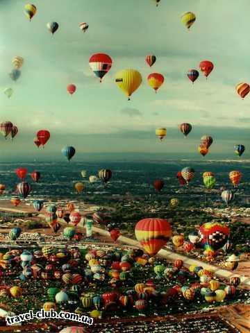  США  New Mexico  Альбукерк  Открытие Ballon Fiesta
