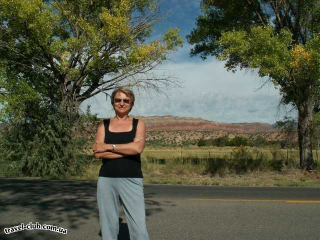  США  New Mexico  По дороге к национальному парку Jemez