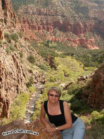  США  New Mexico  Jemez. Смотровая площадка около Gillman Tunnels/ Guadalupe River