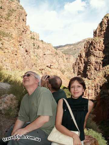  США  New Mexico  Jemez. Смотровая площадка около Gillman Tunnels/ Guadalupe River