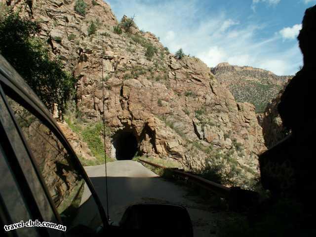  США  New Mexico  Jemez. Подъезжаем к Gillman Tunnels