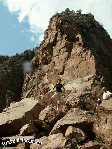  США  New Mexico  Jemez. Смотровая площадка Soda Dam<br />
