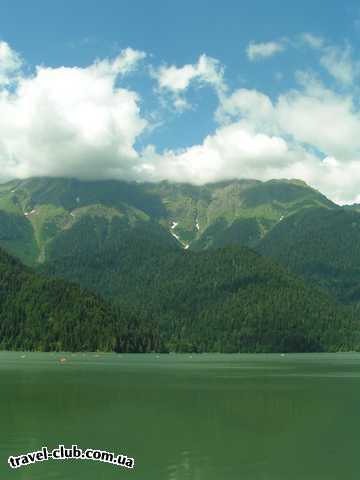  Абхазия  Цандрипш  Знаменитое озеро Рица