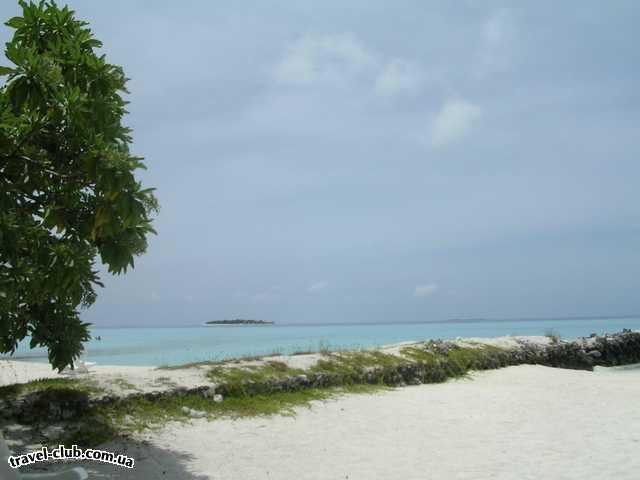  Мальдивские о-ва  Laguna Maldives  вид с лежака