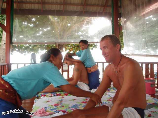 Таиланд  остров Самуи  Сначала массаж мы делали в отеле, где дороже, потом пон