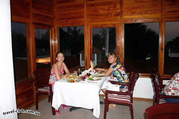  Турция  Алания  Alantur club 4*  Ужин в ресторане на 2-ом этаже в день приезда