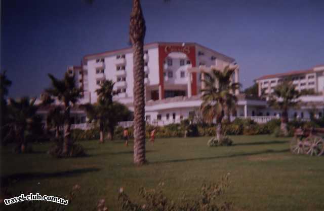  Турция  Сиде  Cesars side 5*  Вид на отель с моря
