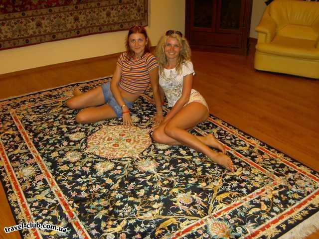  Турция  Кемер  Kiris le palm 3*  Красивые коврики.