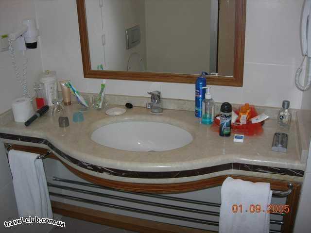  Турция  Алания  Arycanda de luxe 5*  Ванная комната