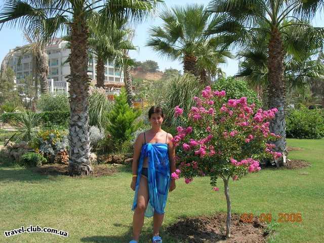  Турция  Алания  Arycanda de luxe 5*  На фоне растительности отеля