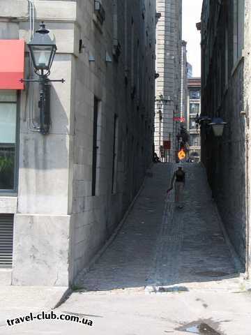 Канада  самая узкая улица Монреаля, не перестраивалась со врем