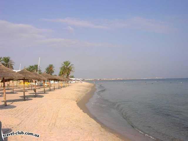  Тунис  Монастир  Houda Golf Beach  тихий пляж пока...