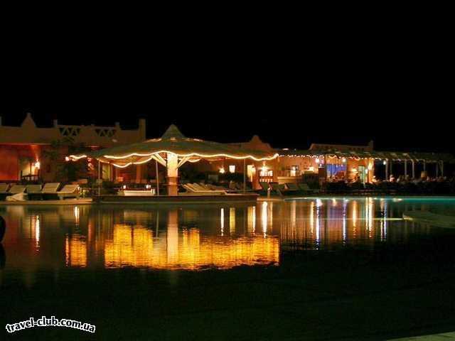  Египет  Шарм Эль Шейх  Hauza Beach Resort 4+ (Ex. Calimera)  Пул бар ночью
