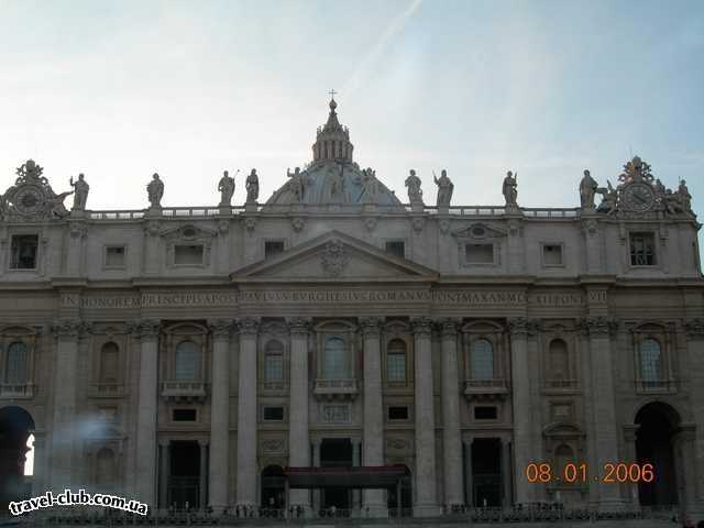  Италия  Рим  Рим, Собор Св.Петра<br />
январь 2006г.