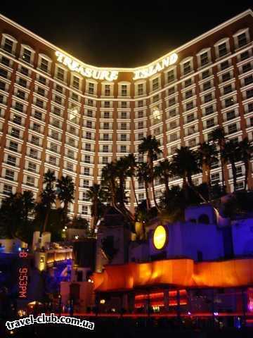  США  Лас-Вегас  Hotel the Mirage  отель Treasure Island