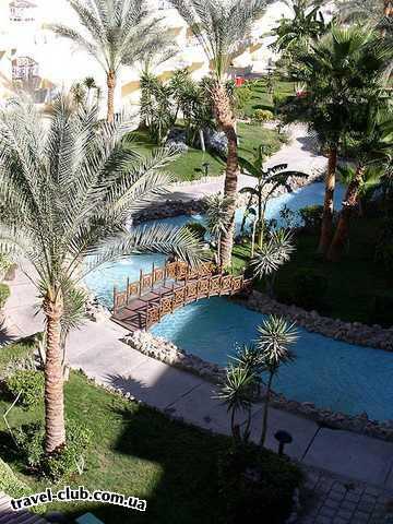  Египет  Хургада  Sultan beach 4*  Вид с балкона днем 1