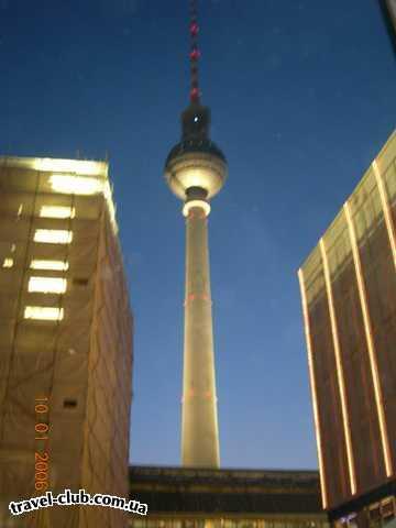  Германия  Берлин  телебашня<br />
январь 2006г.