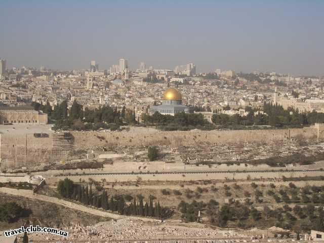  Израиль  Иерусалим (вид на Старый город с обзорной площадки)
