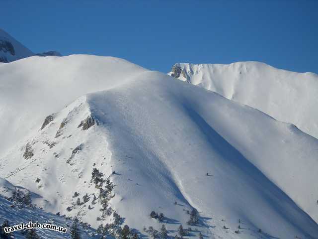  Болгария  Банско  С этой горы катаются продвинутые сноубордисты. Добира