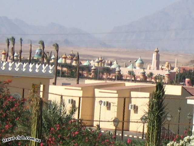  Египет  Хургада  Desert rose 5*  Вид с балкона.Какбудто в сказку попал.