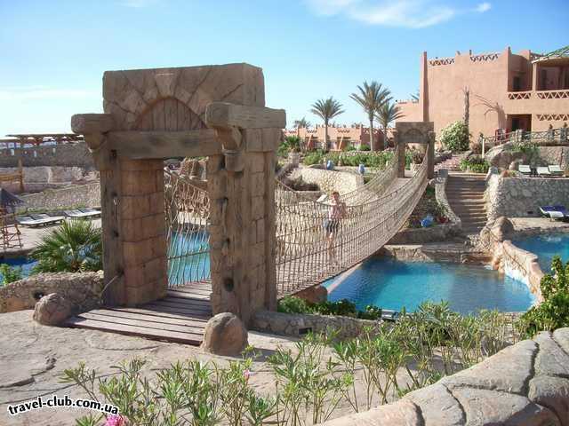  Египет  Шарм Эль Шейх  Hauza Beach Resort 4+ (Ex. Calimera)  Подвесной мостик, еще одна из достапримечательностей 