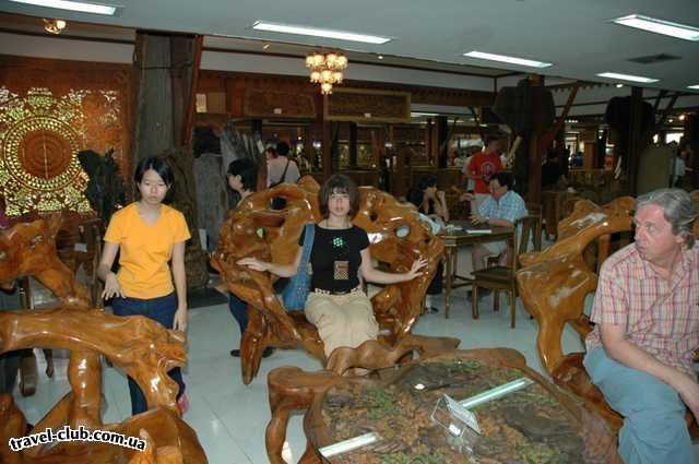  Таиланд  Паттайя   Восхитительный Магазин Мебели Из натурального дерева