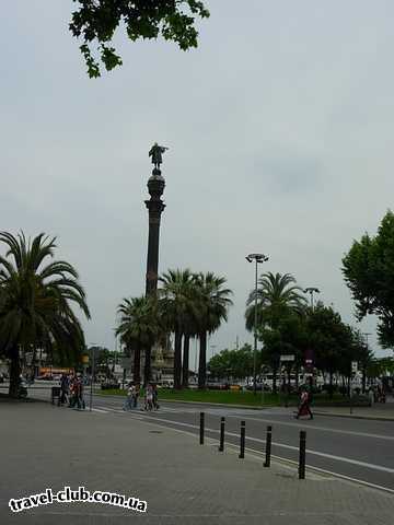  Испания  Коста дель Мересме, Калелла  President ***  Барселона - Статуя Колумбу