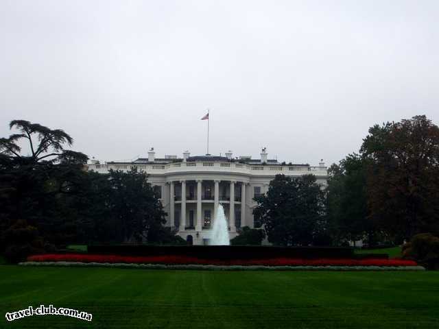  США  Америка  Вашингтон. Белый дом