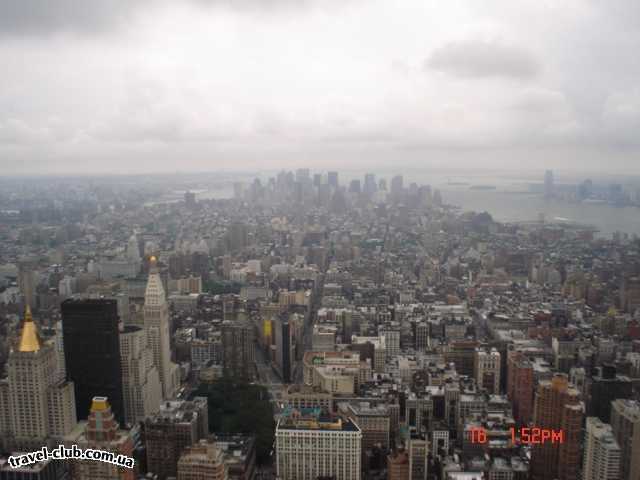  США  Нью-Йорк  Всё в тающей дымке, холмы, перелески. Квартирку с видом 