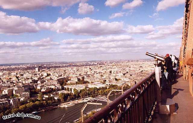  Франция  Париж  2 уровень Эйфелевой башни