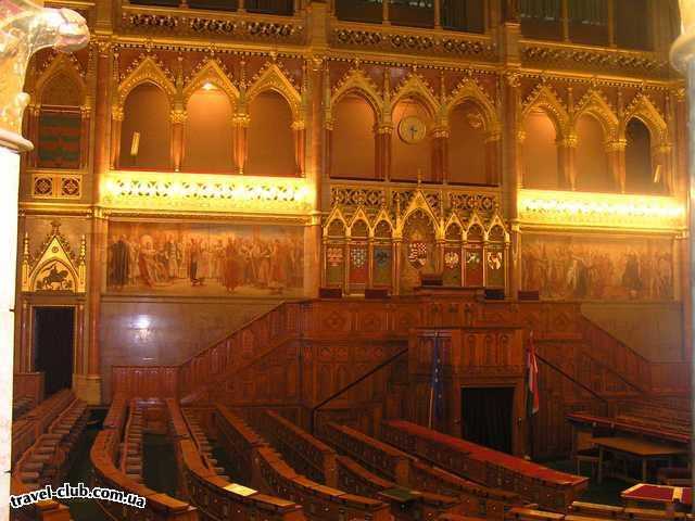  Венгрия  Будапешт  Budapest  Парламент изнутри :-)