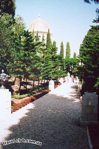  Израиль  ашдод  Храм Бахай в окружении террасовидных арабских садов