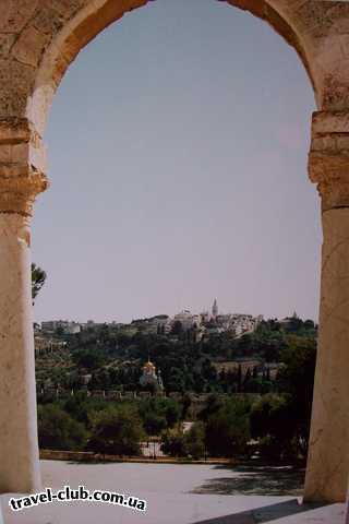  Израиль  ашдод  Иерусалим.Вид на Маслиничную гору с Храмовой горы